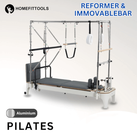 อุปกรณ์พิลาทิส Homefittools Pilates Reformer & Immovable Bar_3